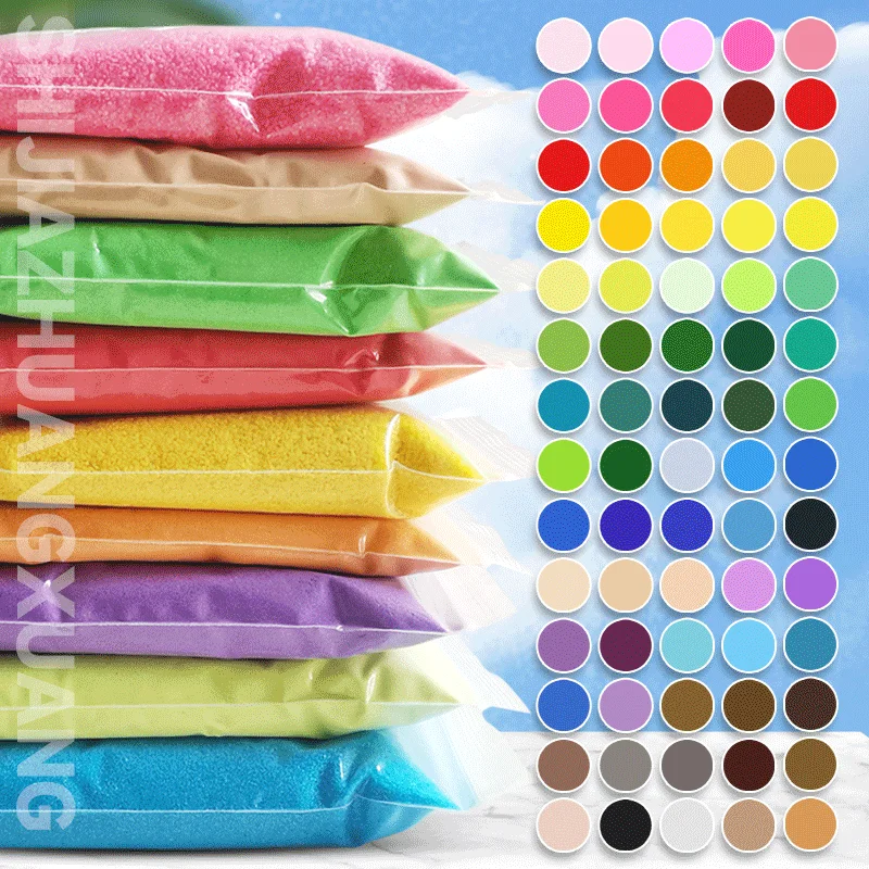 High quality colored sand with castle sand toys for kids