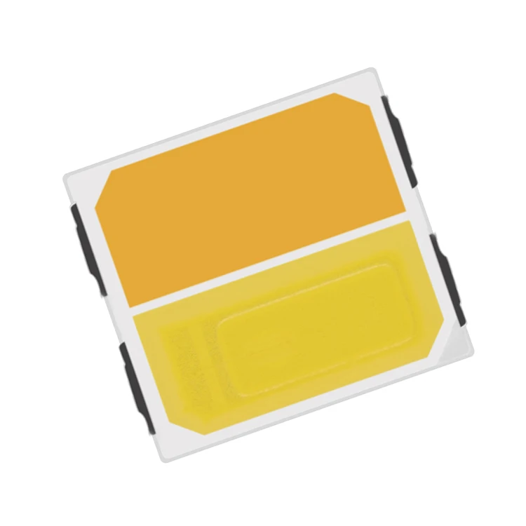 Two Color Temperature Top Led Bi-color Led 5w Plcc 5050 Smd Led Dual Wavelength Double Chip Warm+cool White