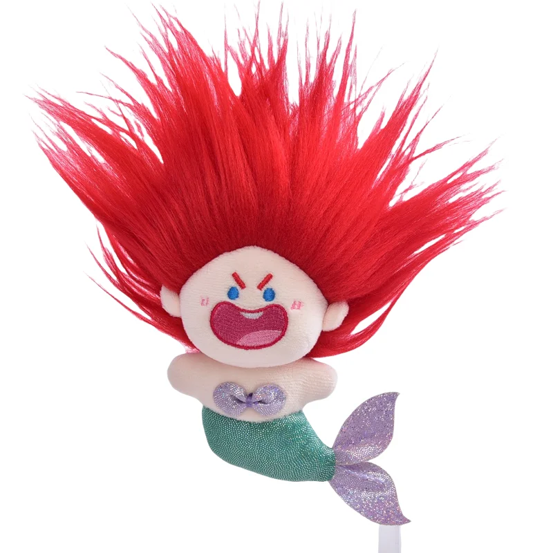 Hot Selling Soft Stuffed Fried Hair Little Girl Plush Doll Beautiful And Lovely Princess Cartoon Doll Girl Toys Cotton Doll