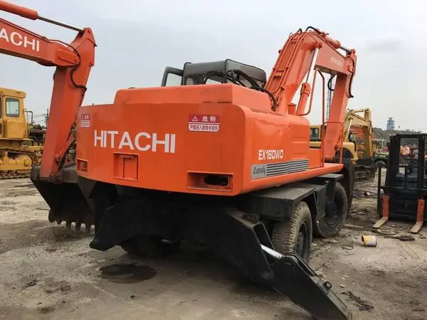 100% original used Hitachi EX160WD wheel excavator Made in Japan in competitive price  UNIQUE Diesel Clearance