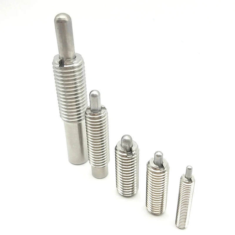 PJHW stainless steel thrust pin long version Spring plungers hexagon socket