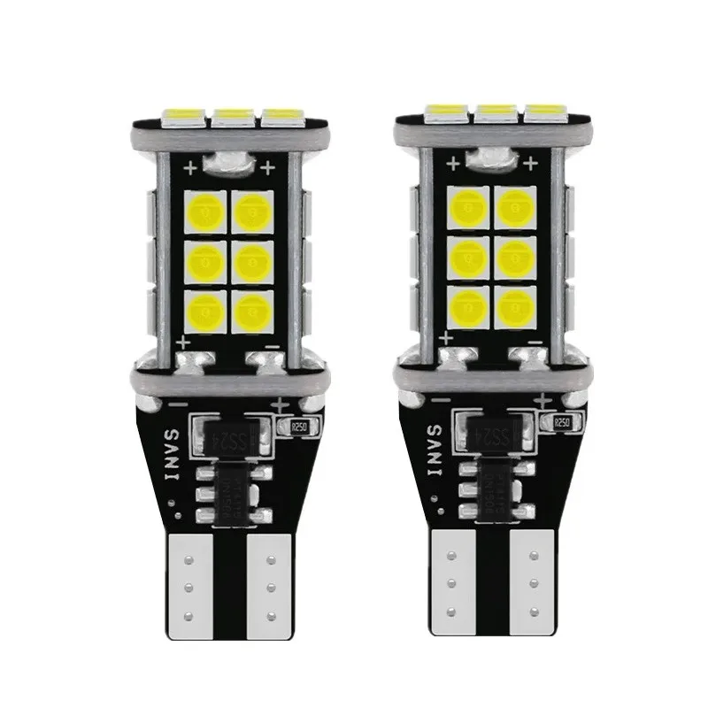 912 921 светодиодные лампы высокой мощности без ошибок T15 906 W16W для резервного копирования, задние грузовые огни, светодиодные фонари для грузовика