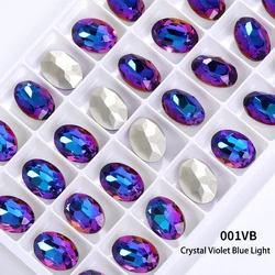 Dongzhou High-Grade Oval Pointback Fancy Stone Pointed Back Stone Fancy Stone DIY Nail Art Accessories