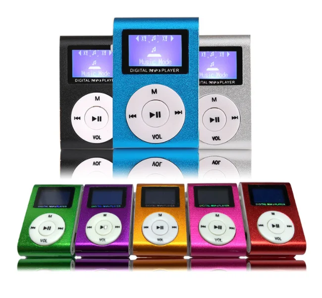 Лидер продаж высококачественный MP3-плеер со слотом для TF-карты и ЖК-экраном металлический