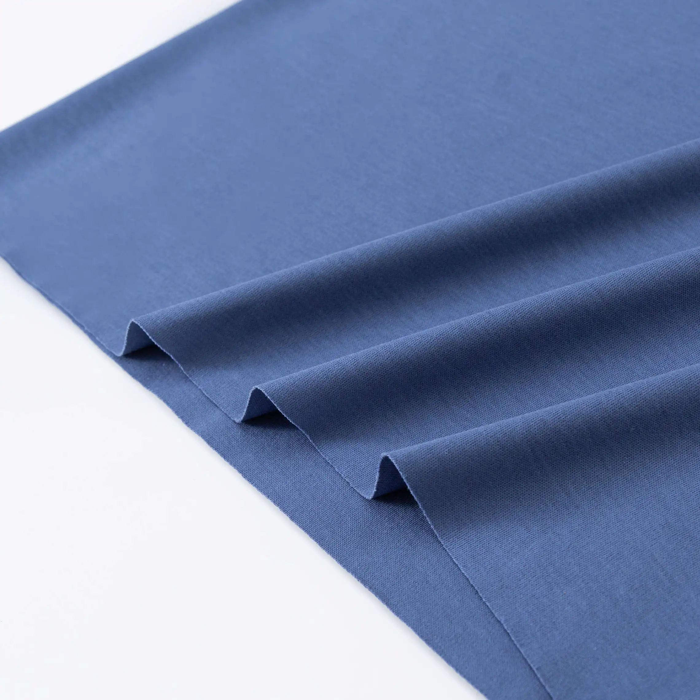 Wholesale 100% Long staple Pure 210Ggsm Cotton Comfortable Double sided Mercerizing Tabby Cotton Fabric For Garment