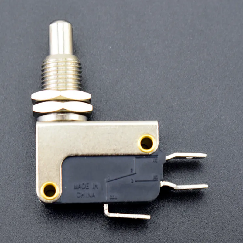 Large Size Metal Switch 3 Pin Push-On Push-Off Button Micro Switch Normally Open And Normally Close Function