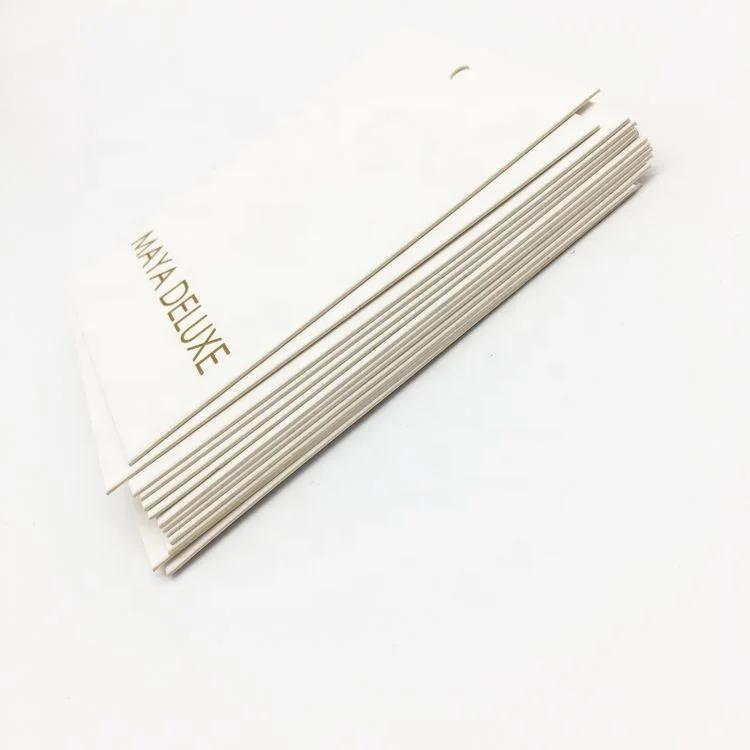 Custom 600gsm name tag matte finishing gold foil stamping rice paper hang tags for clothes and shirt