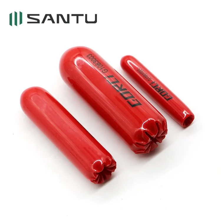 Santu Hot Sale Injection 1000V Insulated Electrical Tools VDE Self-Clamping Slip-On Caps for Covering Bare Live Cable Ends