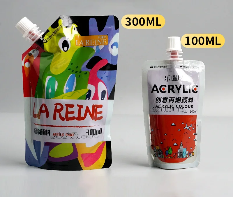 Lareine 37colors creative acrylic color paint 100ml non-toxic for children and kids DIY Acrylic Painting