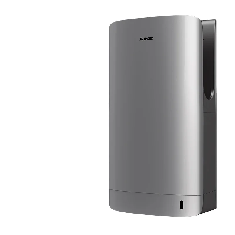 AIKE AK2065 Премиум коммерческий Ультра маленький размер Вертикальная сушилка для рук с HEPA-фильтром 110 В-130 в серебристый