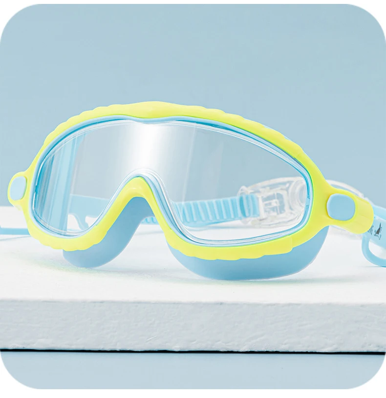 KH87-B Silicone Strap Swimming  Glasses Anti-fog Eye Protection Swimming Goggles For Children