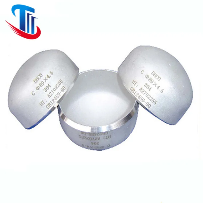 304/304L Stainless Steel endcap Butt welded high pressure pipecap with good quality