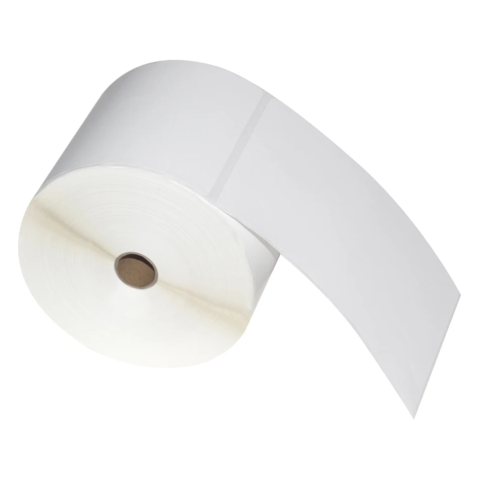 Custom Compatible Self Adhesive Paper 4x6 Inch Direct Thermal Sticker Paper Thermal Printed Label 4X6 Shipping Label