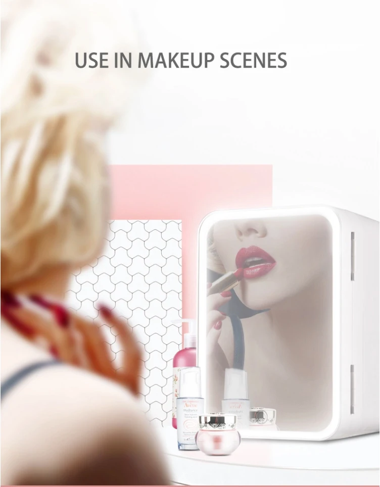 
8L skincare travel car refrigerators breast milk cosmetics foods refrigerated bar mini fridge 