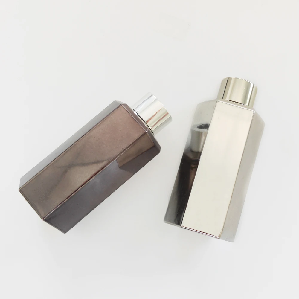 Mescente essential oil reed diffuser square bottle with wood cap