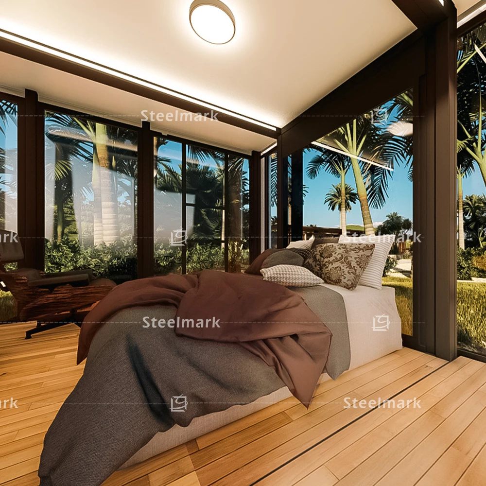 Prefab Container House Luxury  Room  Office Luxurious  Tiny House with Kitchen and Bathroom
