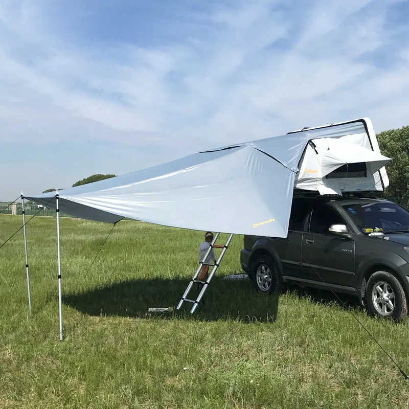 Легкая установка на 2-3 человек, воздушный поддерживаемый жесткий корпус, автомобильная крыша, палатка с полкой