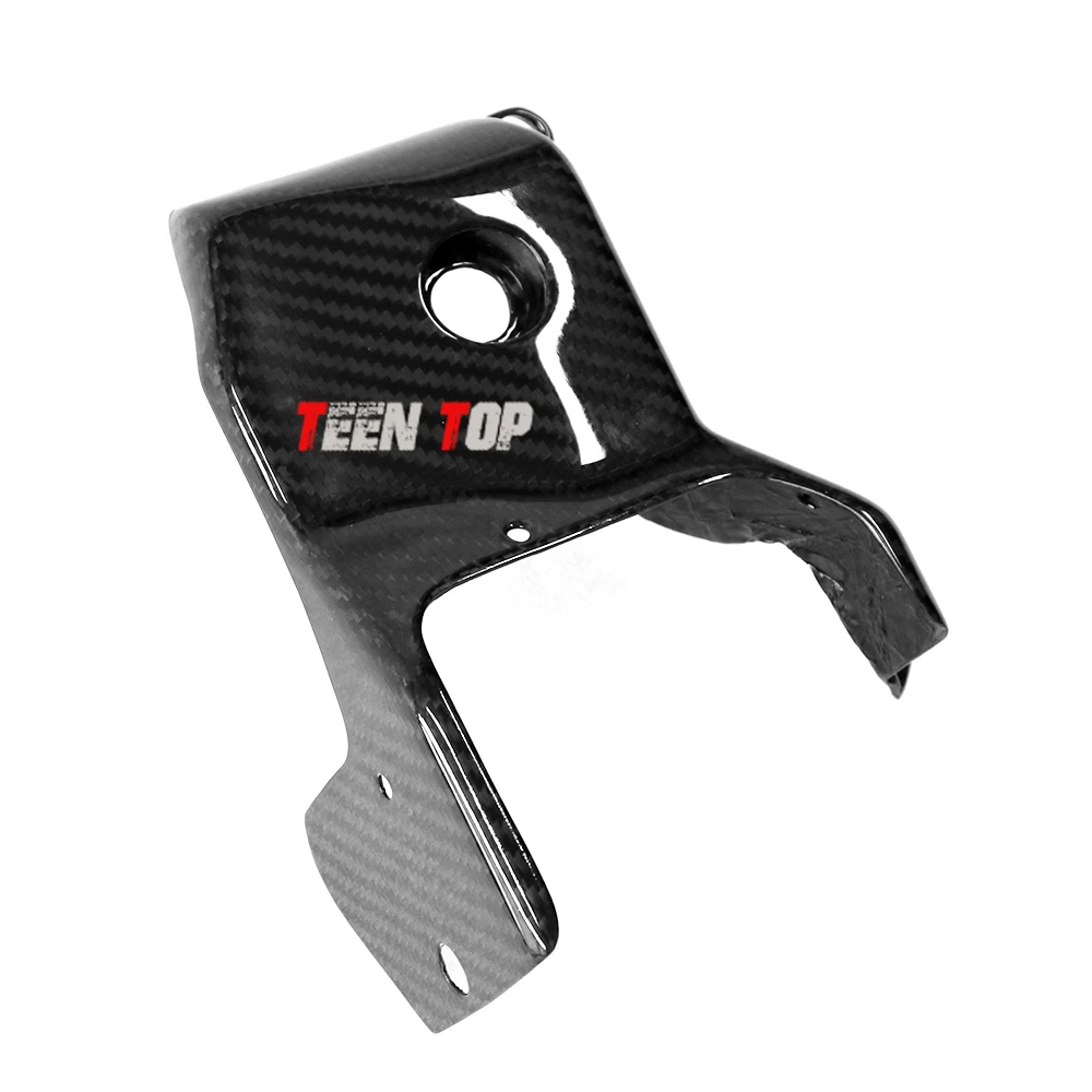 Глянцевая передняя панель из 100% саржевого переплетения для мотоцикла Ducati Panigale V4 V4S V4R 2018-2020, карбоновые обтекатели