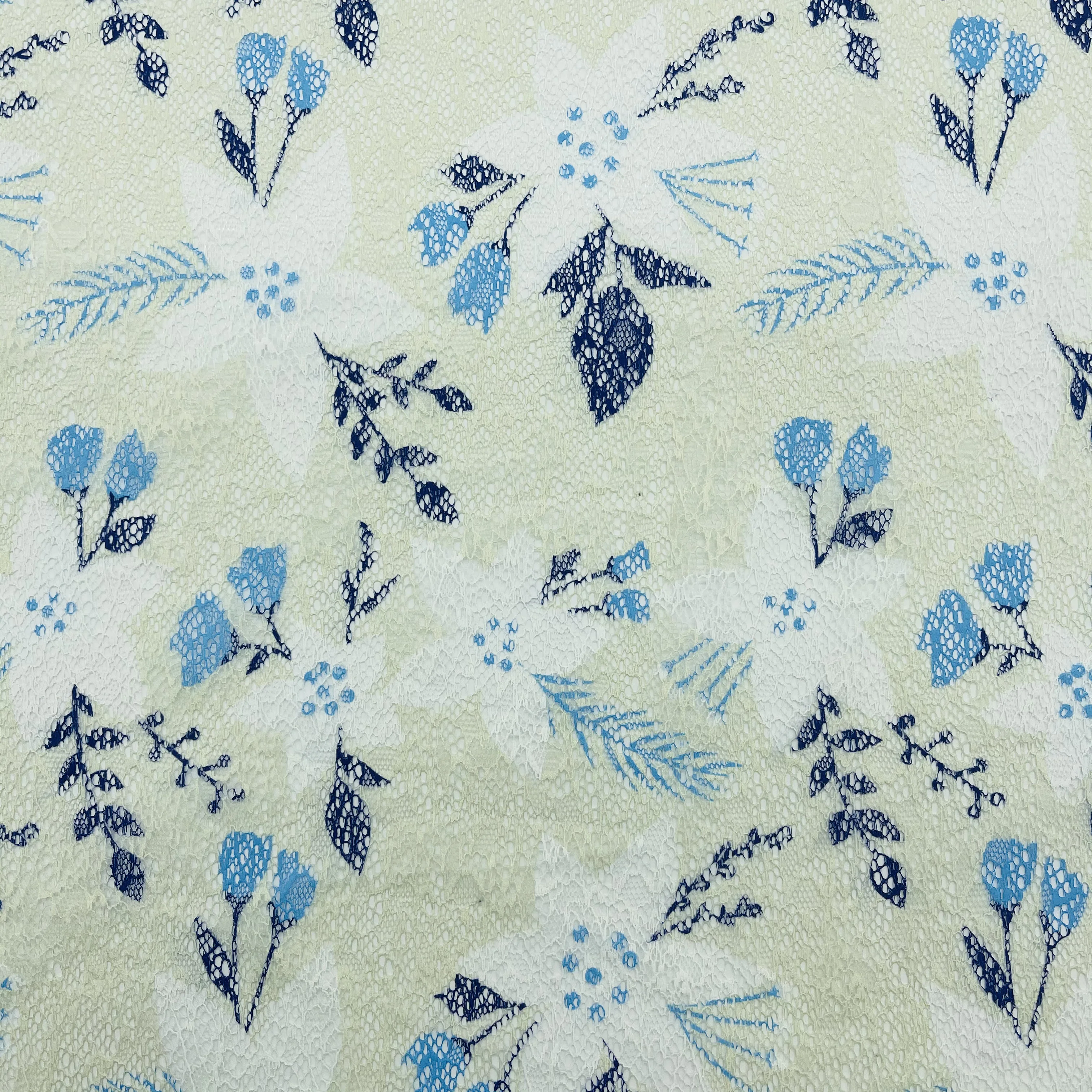 Latest Swiss Voile Lace African White Fabric Sequence With Stones Nigerian Embroidered Cord Lace