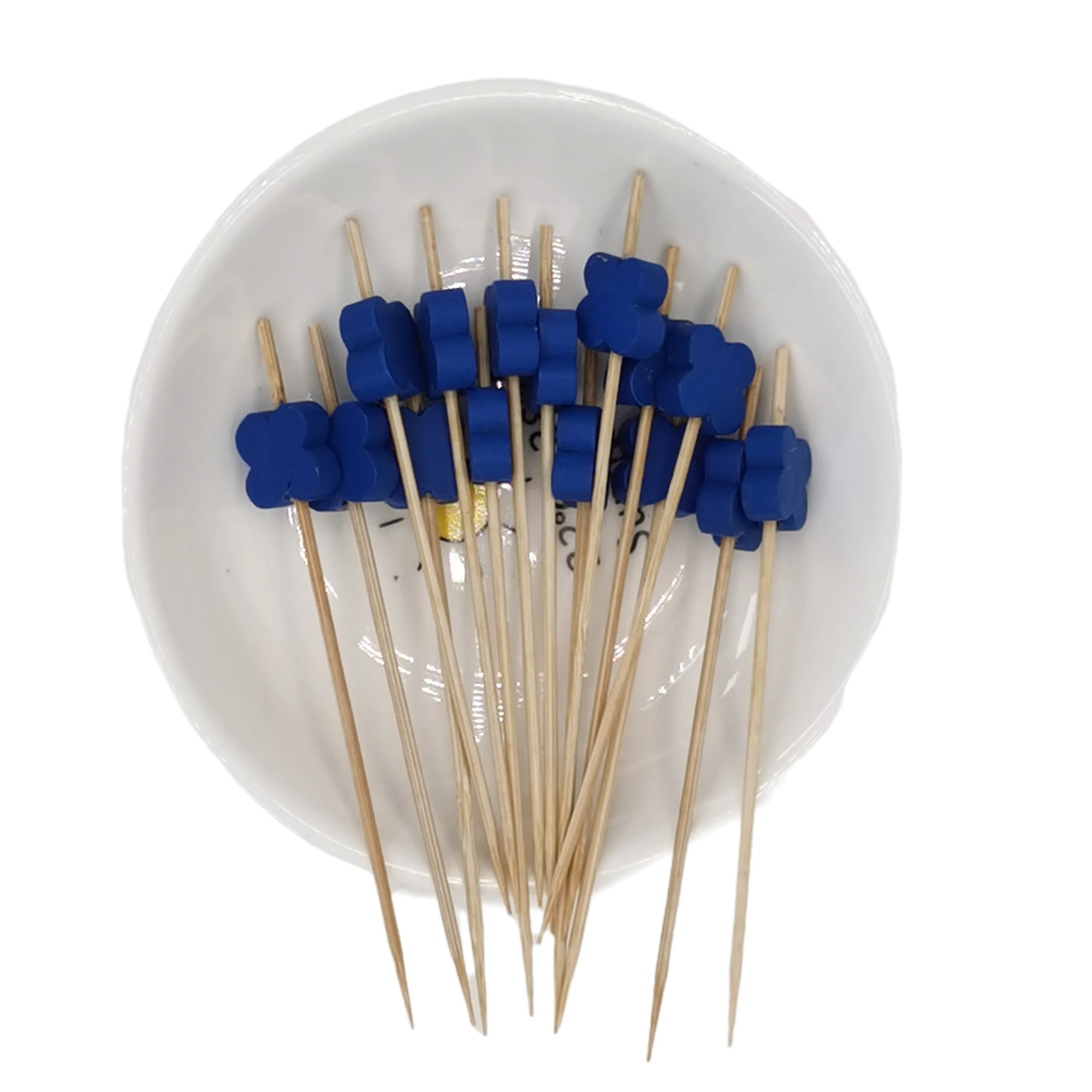 Decorative sticks in many shape Disposable Bamboo Skewer Fruit Picks bamboo Tools Outdoor BBQ