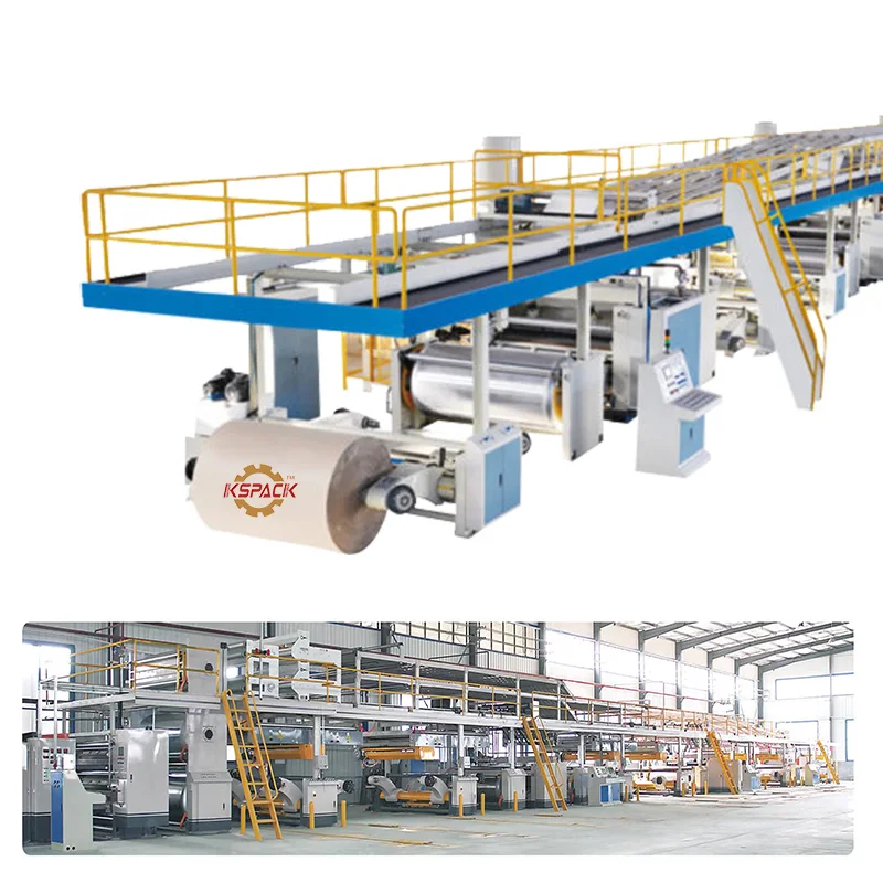 High Quality Corrugated Carton Production Line Automatic Corrugated Cardboard Making Machine