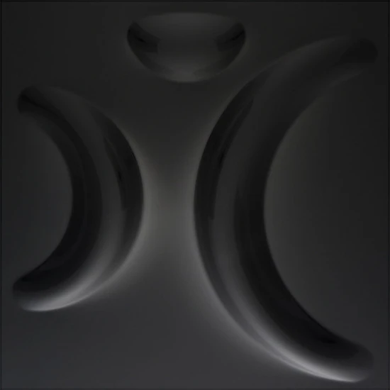 Interior Decor 3D Matt Black Board Vinyl Coated Gypsum Panel For Home Wall Decoration