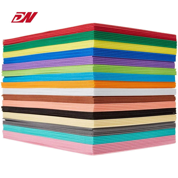 Wholesale 2mm Thickness eva Foam Board Goma EVA Rubber Sheets Craft  Foamy Non Toxic Color EVA Foam Sheets