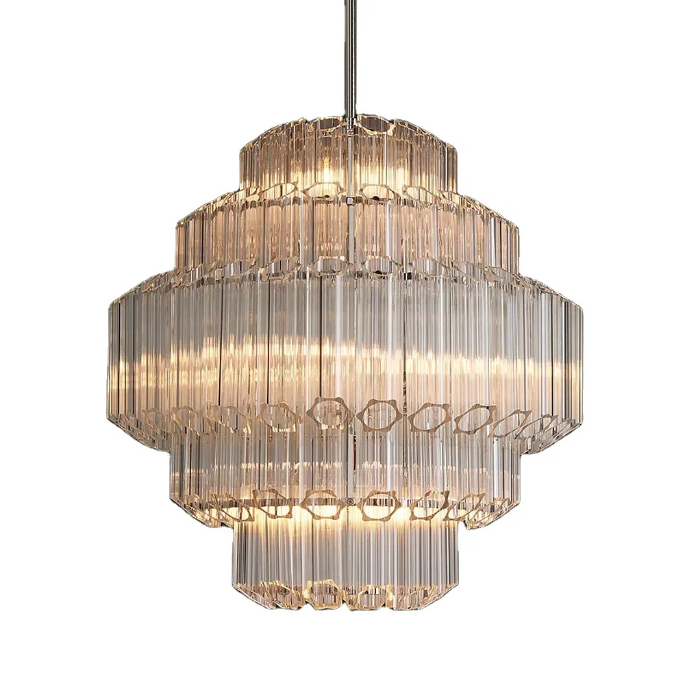 chandelier modern luxury large chandeliers round plum blossom flower tube crystal glass chandelier for wedding villa home light