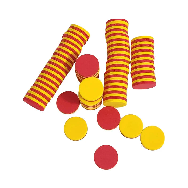Small Learning Counters Chip Counting Discs Markers Math Manipulatives Round Chips for Game Reward Math Practice Kids