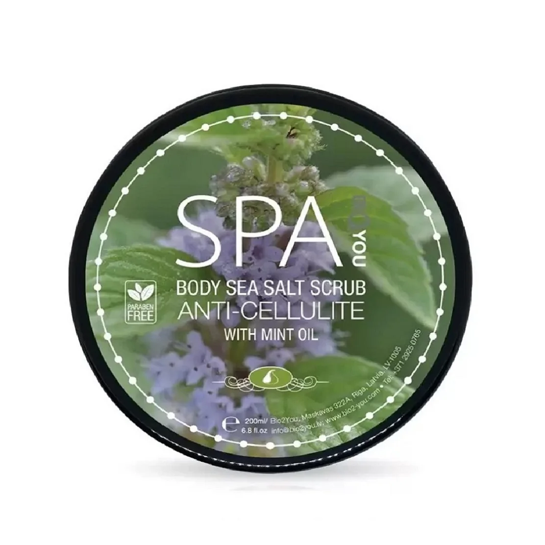 Wholesale Private Label Exfoliating Salt Body Exfoliator Scrub Anti-cellulite with Peppermint Oil Good Price