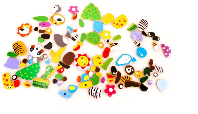 
promotional double sided whiteboard wooden toys educational with box 