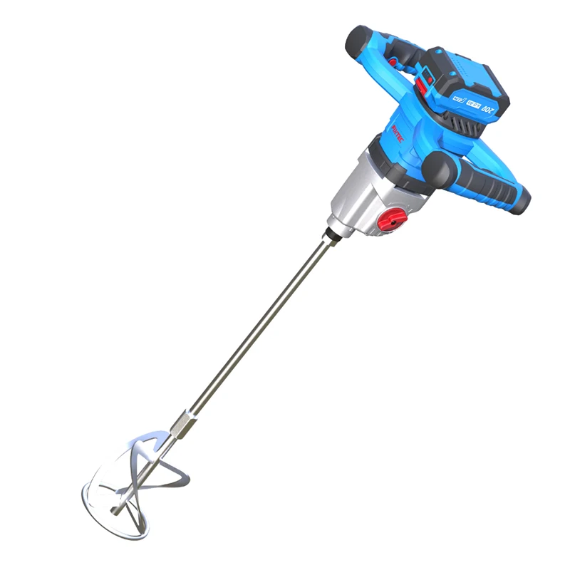 FIXTEC Electric Paint Mixer 20V Platform Cordless Mixer Brushless Concrete Cement Plaster Mixer