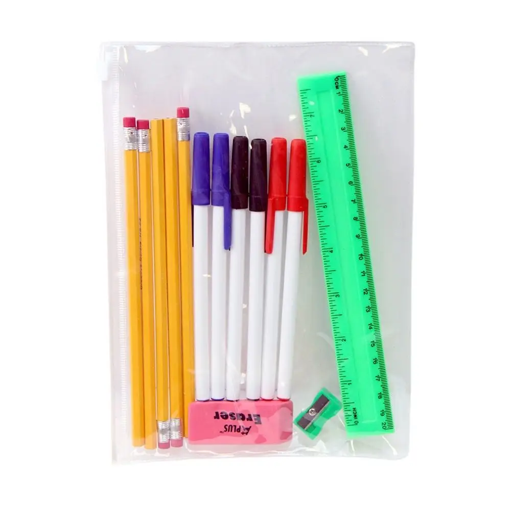 Pvc Bag School Supply Office Item Gift Set for Kids