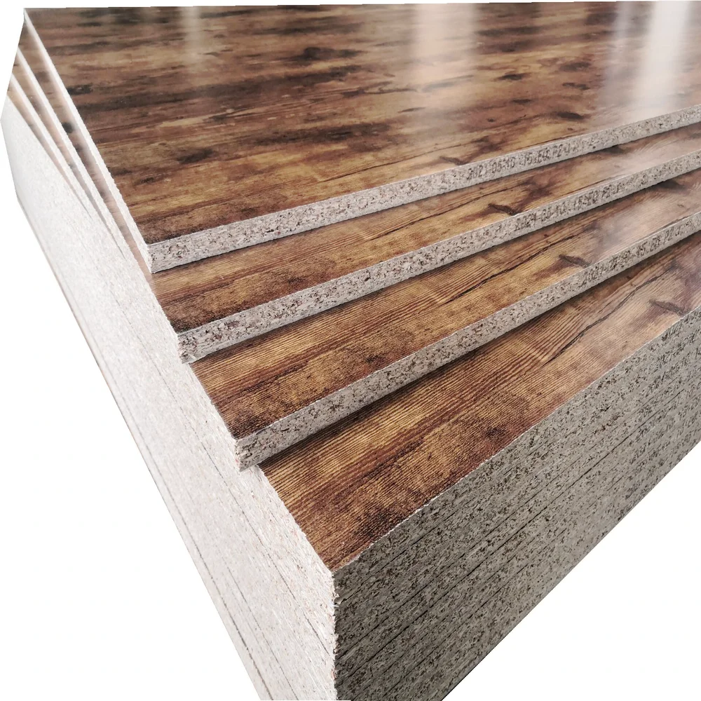 2800mm length melamine wood grain color  MDF Board  particle chipboard  For Furniture cabinet panel