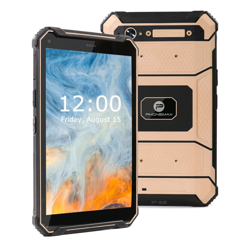 Rugged Tablet Android 10.0 Tablet Phonemax 128g 8 Inch Oem Ip68 Waterproof Business Tablet PC USB Type C Octa Core Repair T1