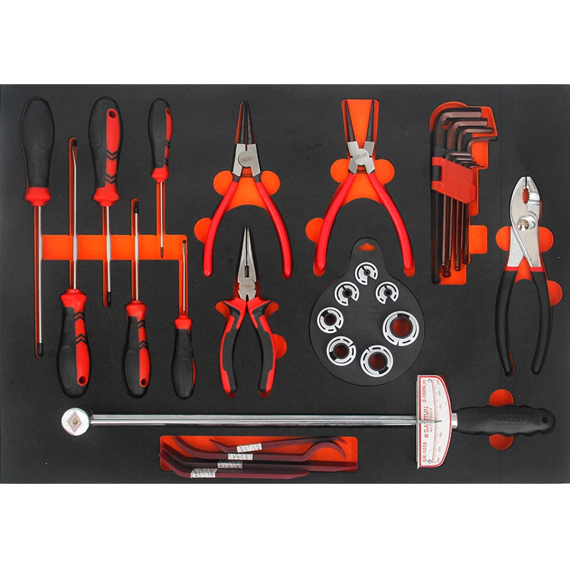 Srunv hot sale 31pcs Tool Tray include Screwdriver Adjustable Preset Torque Wrench for auto repair