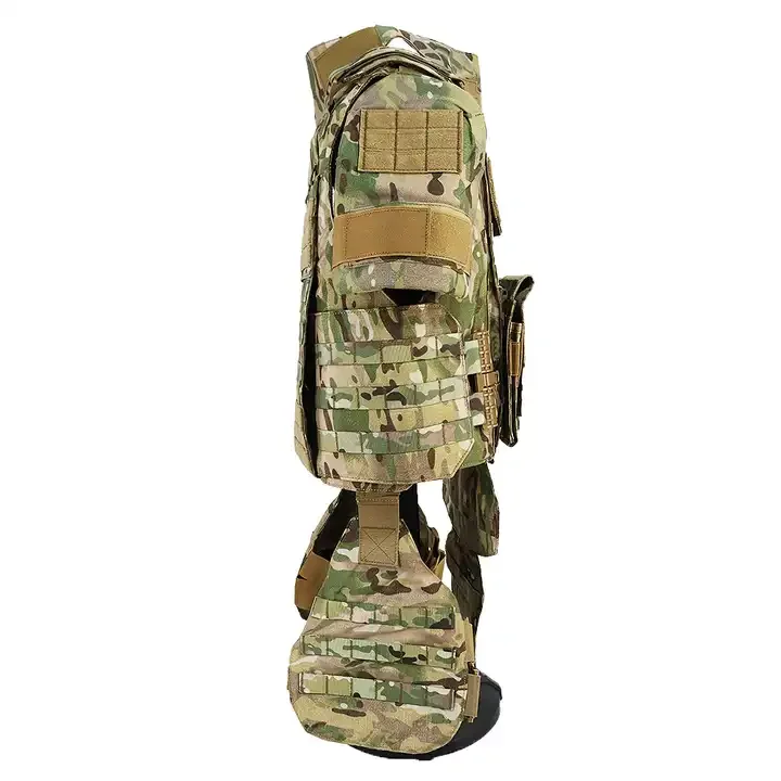 Full Coverage Stab Proof CP Armor Laser Molle Combat Tactical Fully Body Protective Vest Plate Carrier