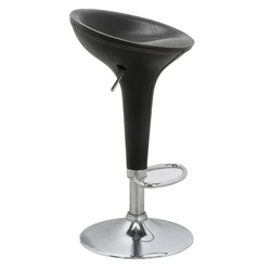 Adjustable Height Barstool Outdoor Modern Metal Black Rotating Plastic Bar Stool Bar Chairs