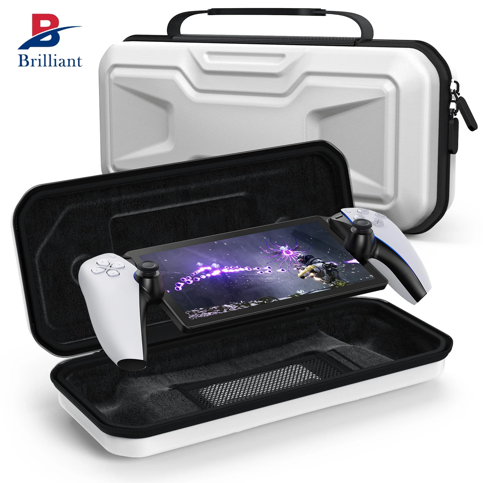 Brilliant customized Carrying Case For PlayStation Portal Remote Player Protective EVA Hard Shell Portable Carry Handbag for ps5