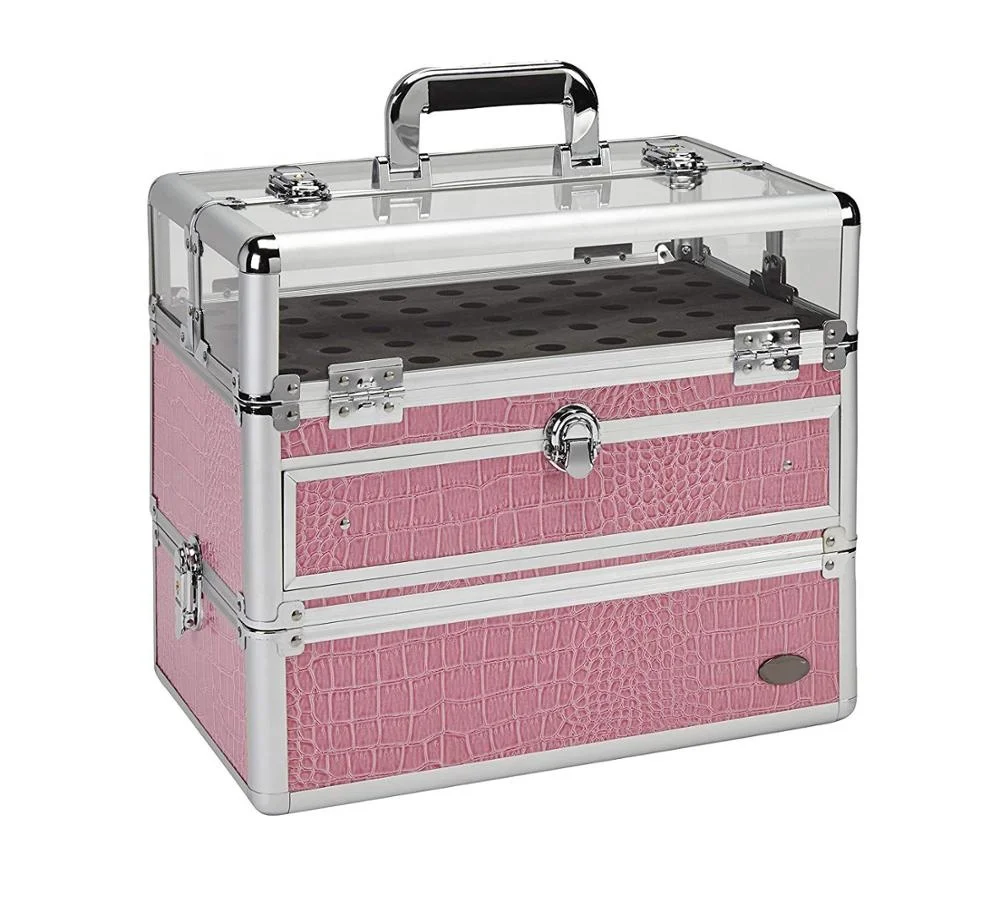 
Aluminum Professional Transparency Acrylic Vanity Case for Makeup 