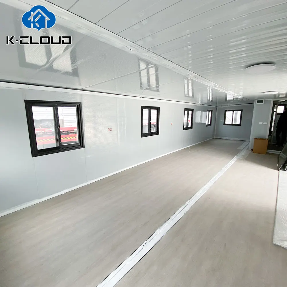 Australia Granny Flat 20Ft 40Ft Prefab Expandable Container House Steel Tiny Prefabricated Villa Two Bedroom With Kitchen