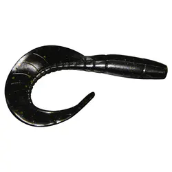 GASTORNI 6cm/2g 8cm/4g Glow Jelly Worm Lure Orange Rippletail Large Ocean Luminous Jig Trout Worm Fishing Lure