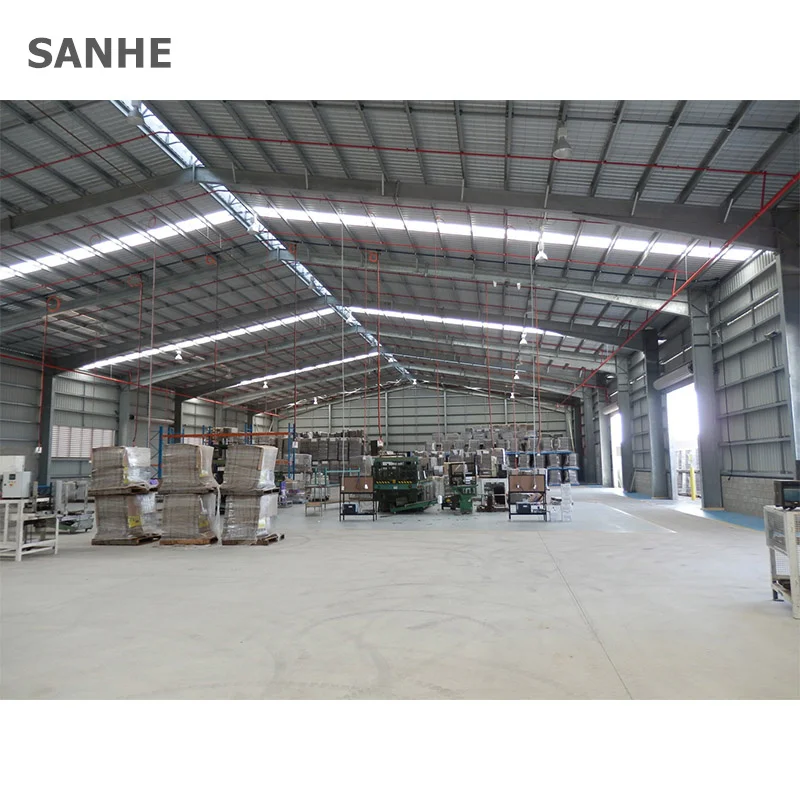 Стальная конструкция Sanhe оцинкованная рама сборное здание