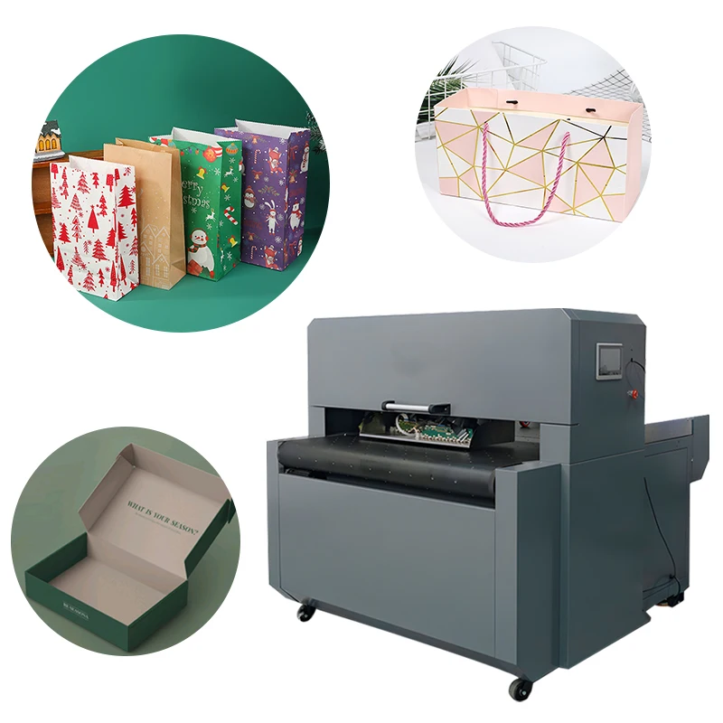 high speed working Carton Packing Printer Big Width 1200mm Corrugated Box Printer Kraft Paper Single Pass Corrugated Box printer