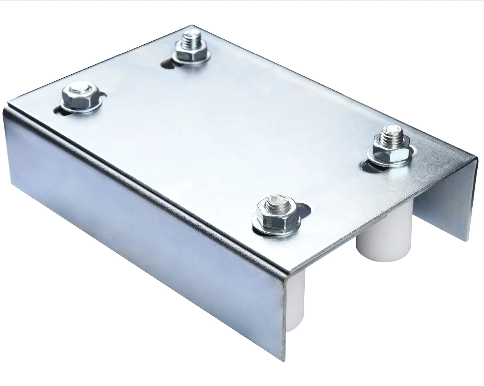 Оцинкованная скользящая ворота нейлоновый роликовый направляющий кронштейн с нейлоновым