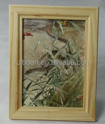 Custom Size Finished Removable Stretched Canvas Wall Art Painting Frame Decor Frame Set Inner Frame