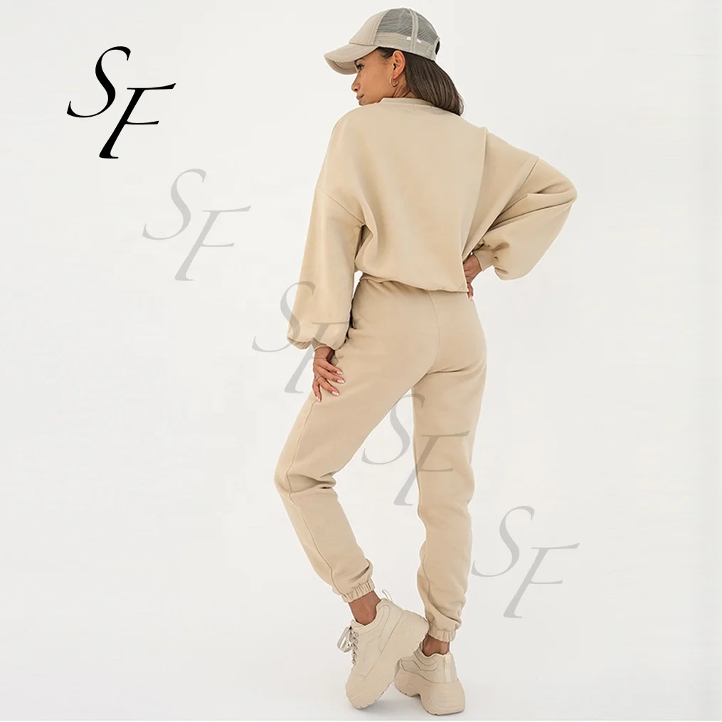 Star Fashion custom wholesale custom logo sweatsuit set women fitness set 2 piece tracksuit women 2022