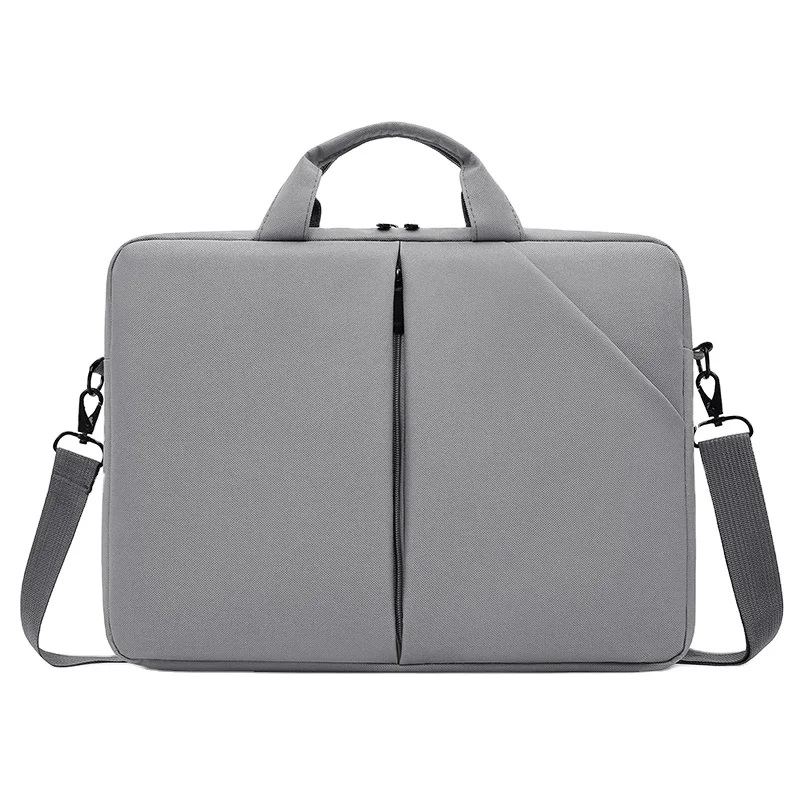 New design custom office laptop bag 15.6 inch lightweight men documents genuine leather briefcase