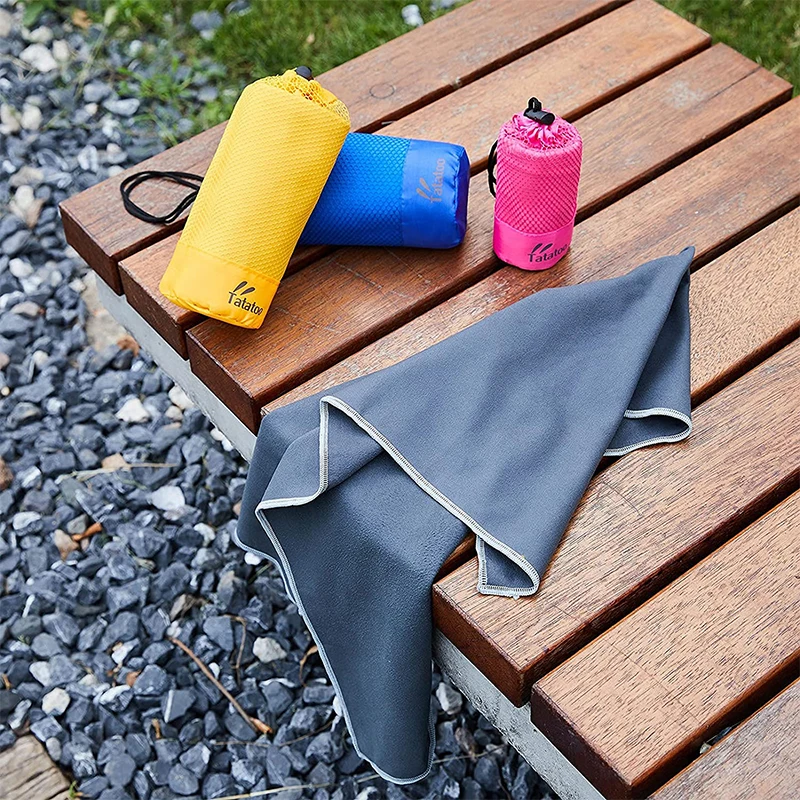 Light weight Microfiber high quality fast dry bath towel sports towels microfiber suede towel