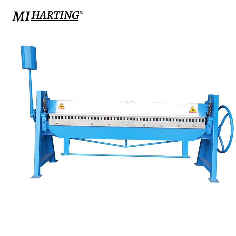 TDF-1.5*1500mm Metal sheet steel bender TDF flange manual bending/folding machine press brake